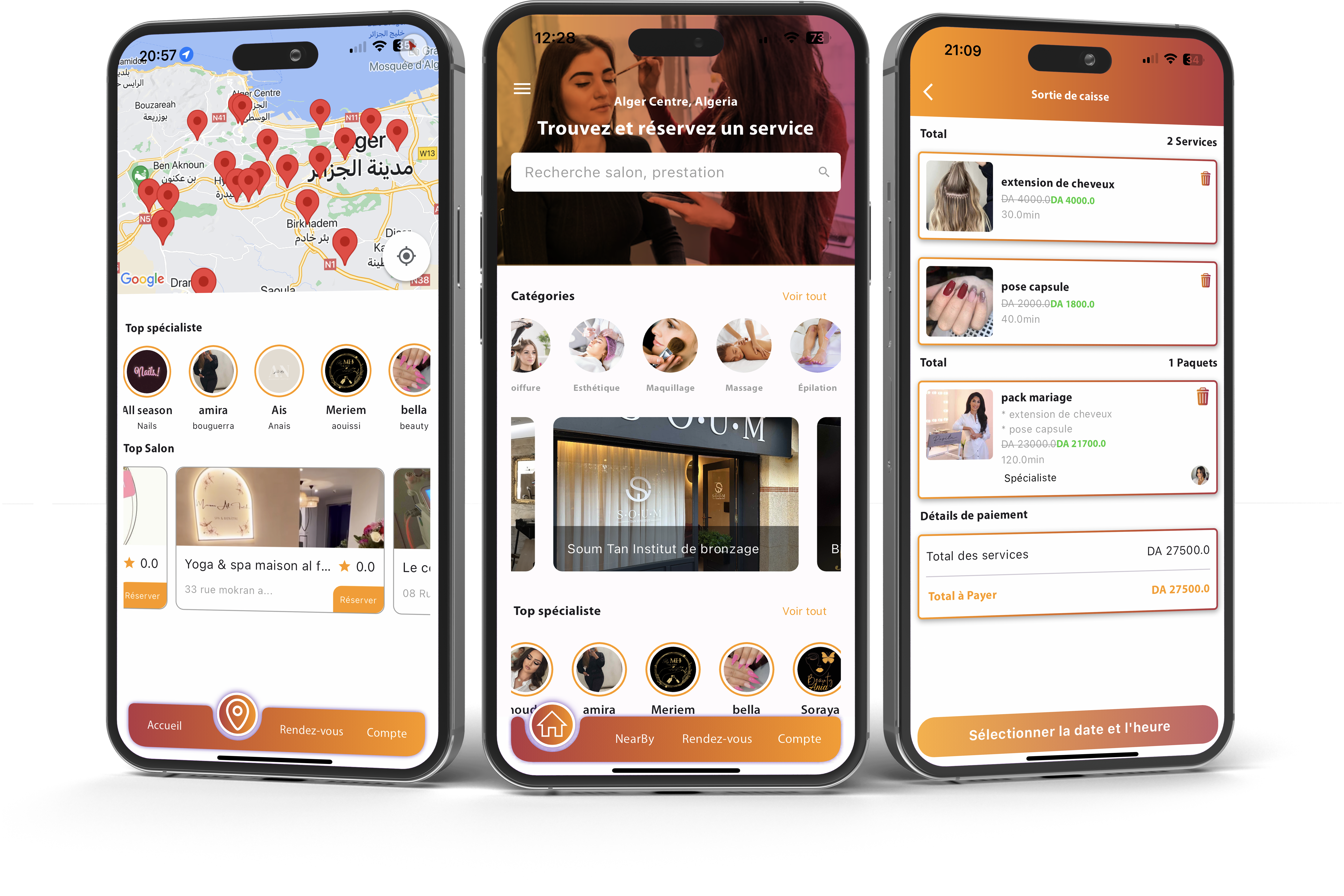Aperçu de l'application Beautify
